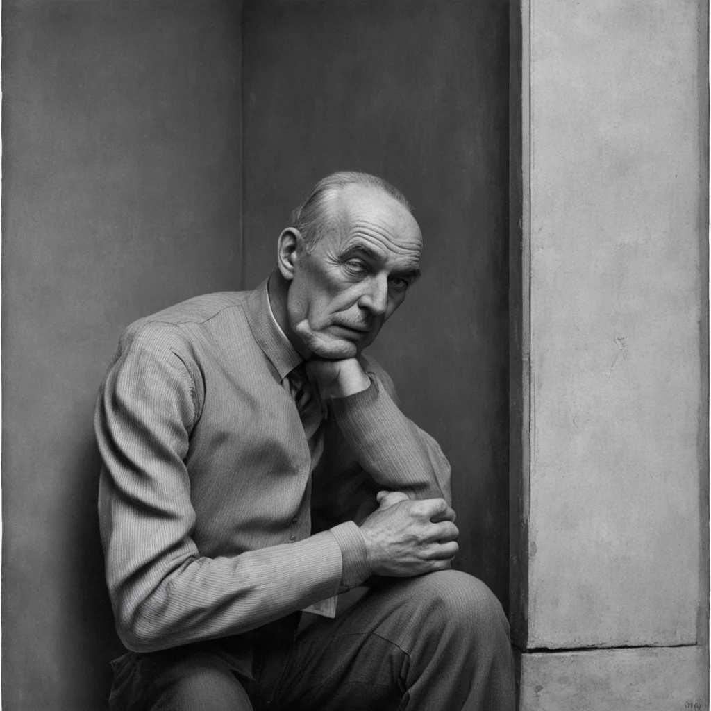 nostalgic Man in the corner The figure nods slowly its eyes never leaving you