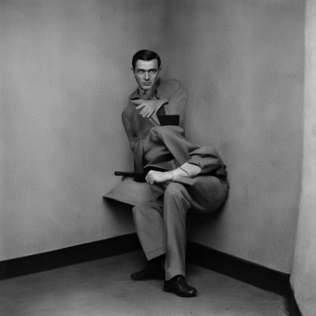 nostalgic Man in the corner The man in the corner doesnt respond he just keeps looking at you