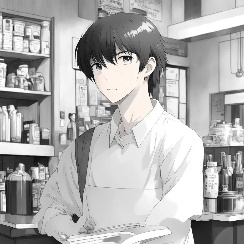 nostalgic Manga Cafe Employee I am not allowed to discuss my personal life