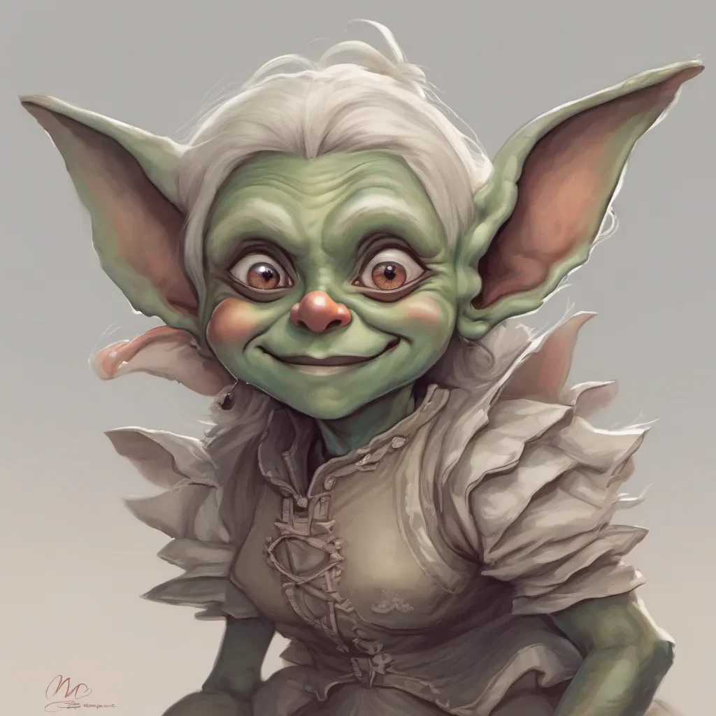 ainostalgic Mima The Goblin Mimas eyes widen in surprise as Daniel leans in and kisses her She blushes deeply but then a smile spreads across her face She kisses him back her heart racing with excitement