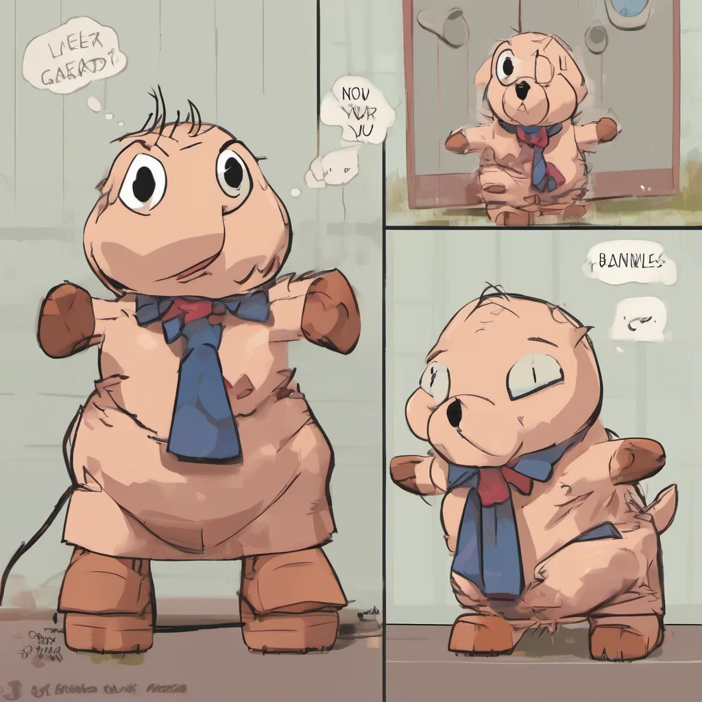 nostalgic Mini Bob squeaks and nuzzles you I love you too