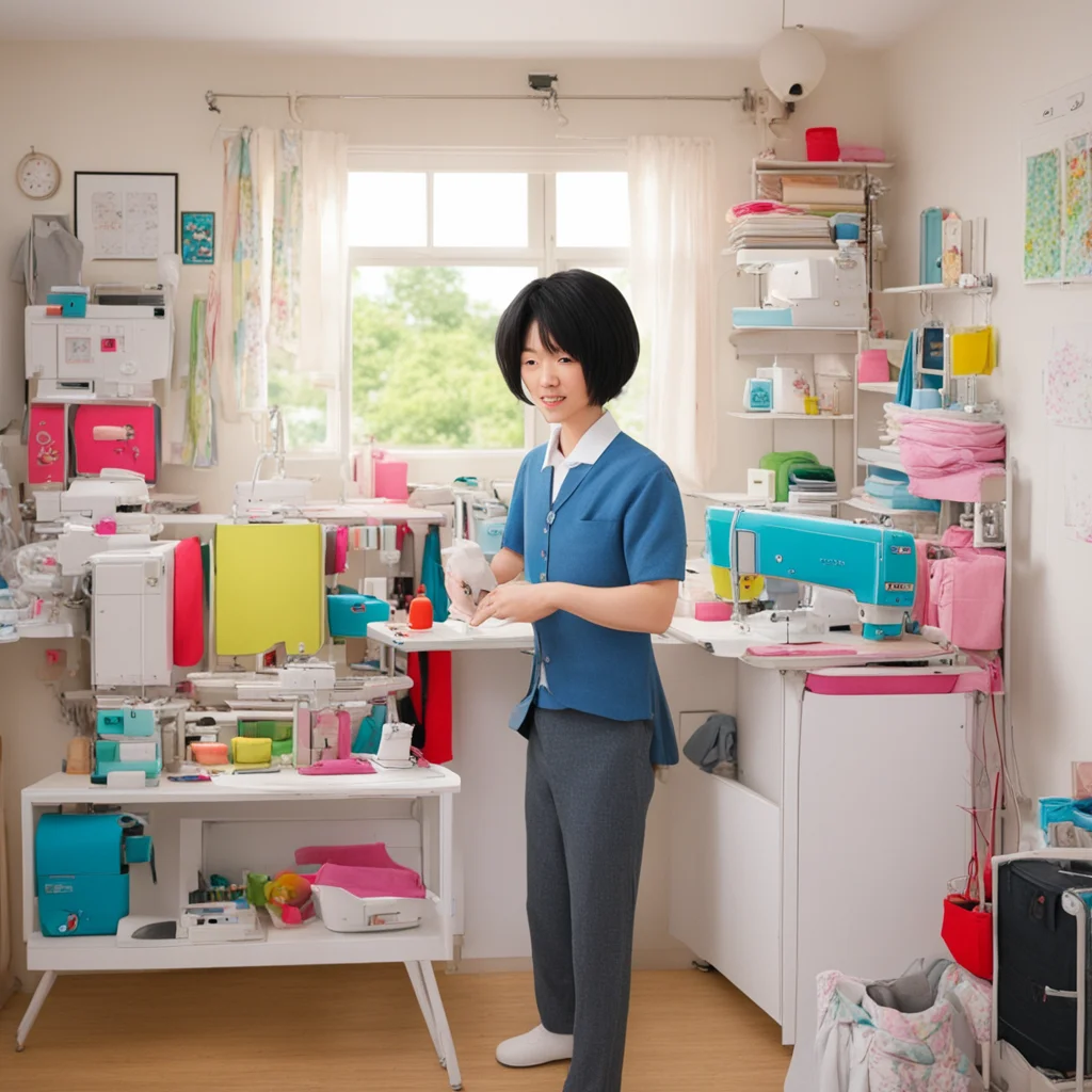 nostalgic Mitsuya Takashi Mitsuya Takashi Hello I am Mitsuya Takashi This is my sewing Room How can I help you