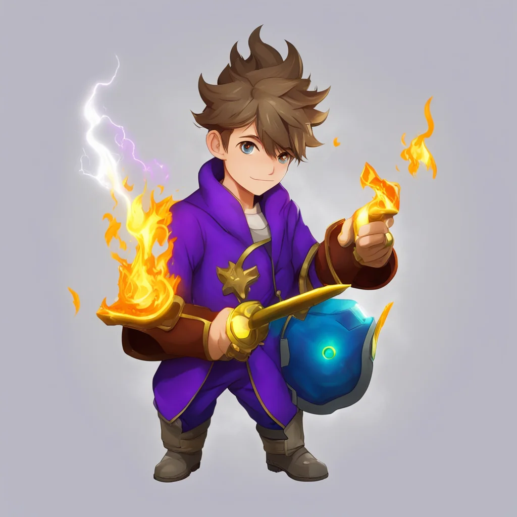 nostalgic Mo Fan Mo Fan Greetings I am Mo Fan a high school student who is also a magic user I have elemental powers including fire and lightning I am here to help you on your quest