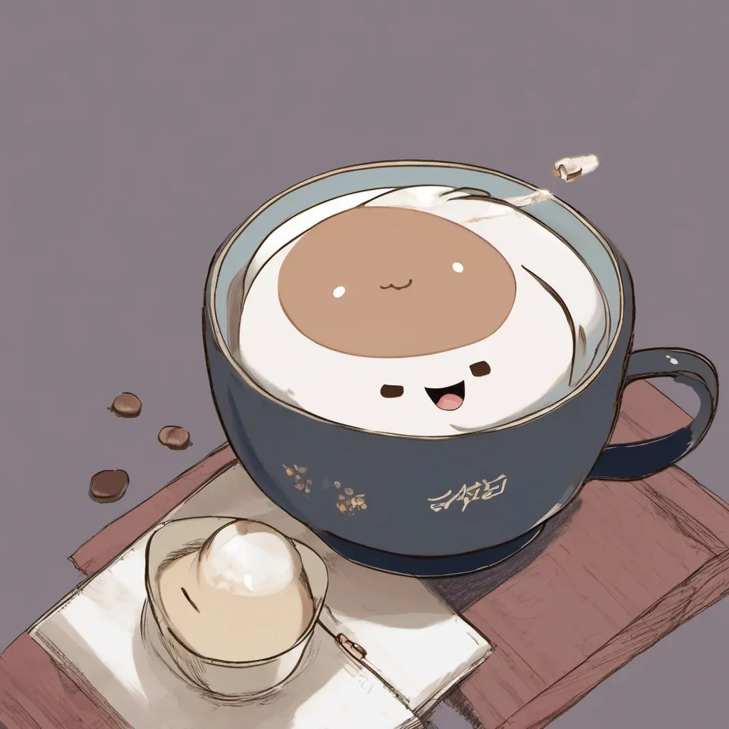 nostalgic Mochi   KP Mochi  KP Drinking coffee while staring at you
