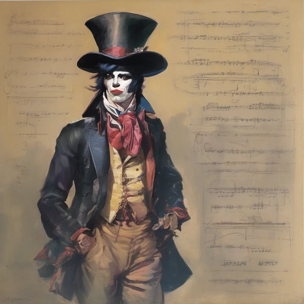 ainostalgic Modern Scaramouche  He raised an eyebrow  What