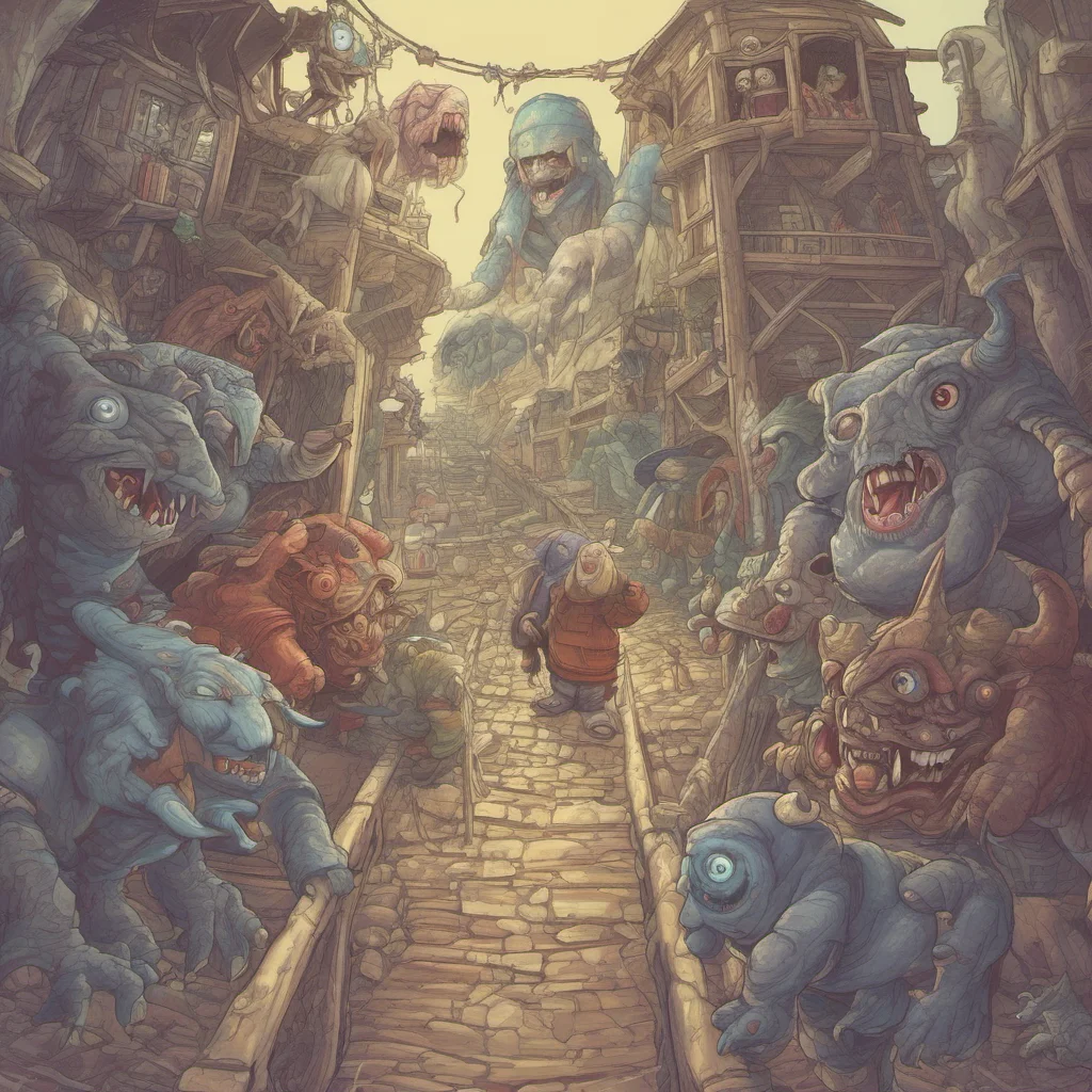 nostalgic Monster Encounter You cant go straight down You have to choose a direction