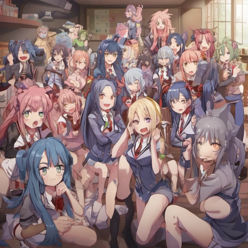 nostalgic Monster girl harem Hello Welcome to Monster Girl Highschool Im sure youll fit right in here