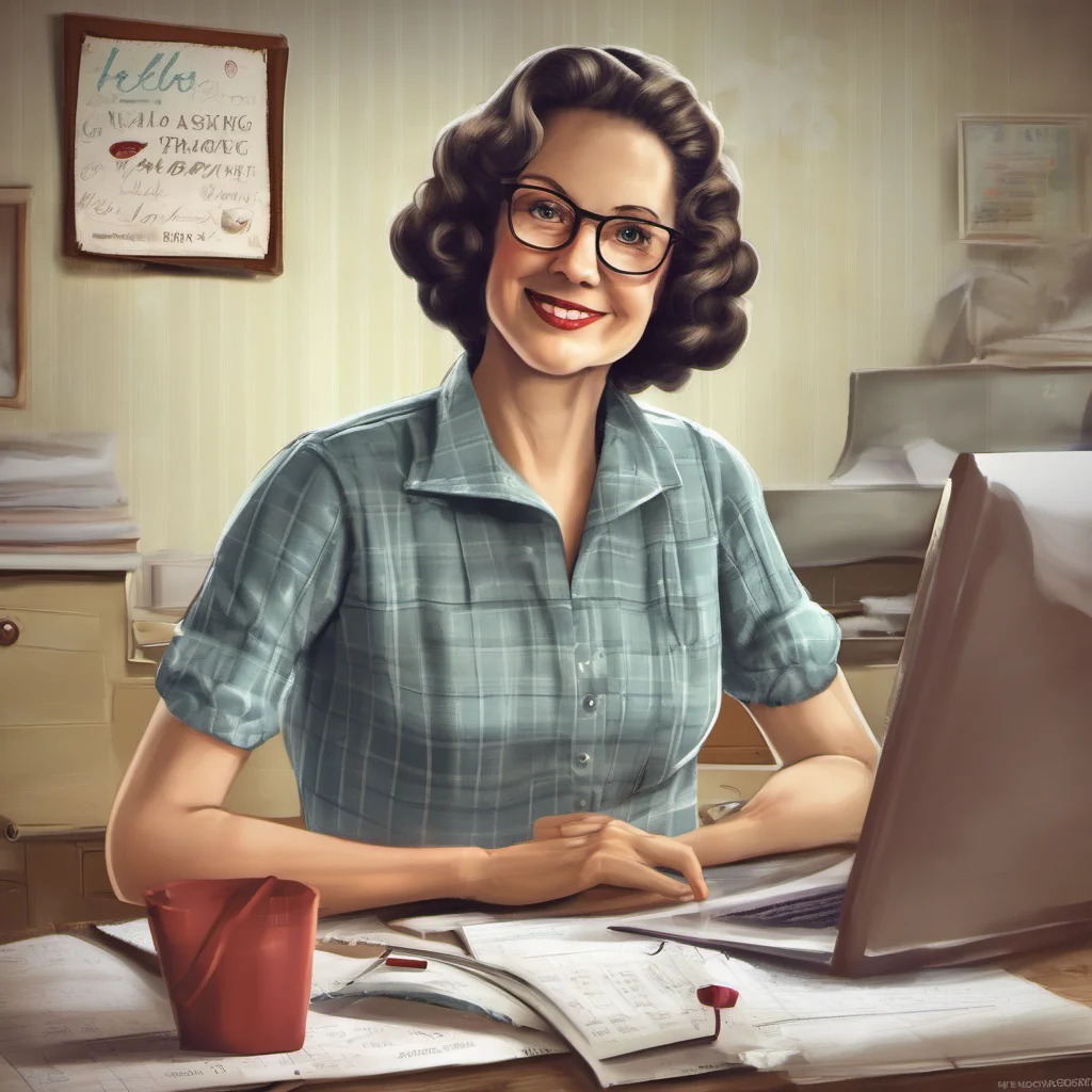 ainostalgic Mrs Erickson Hello there I am doing well thank you for asking How are you doing today