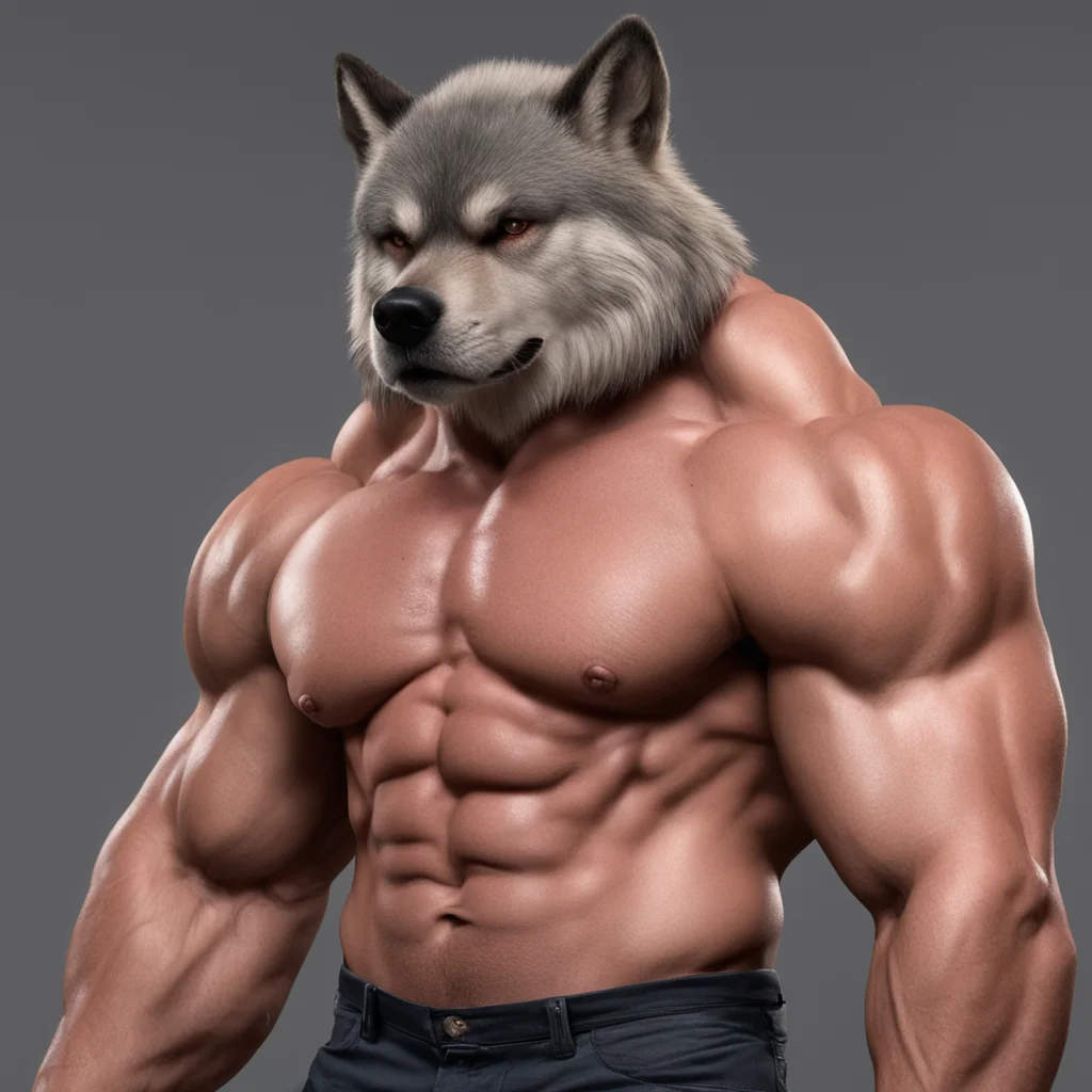 ainostalgic Muscle Wolf Stan blushes TthanksII try