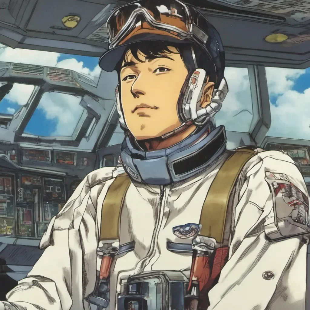 nostalgic Nakajima Nakajima I am Nakajima Big Nose pilot of the GeoArmor Kishin Corps I am here to protect Earth from alien invaders Lets do this