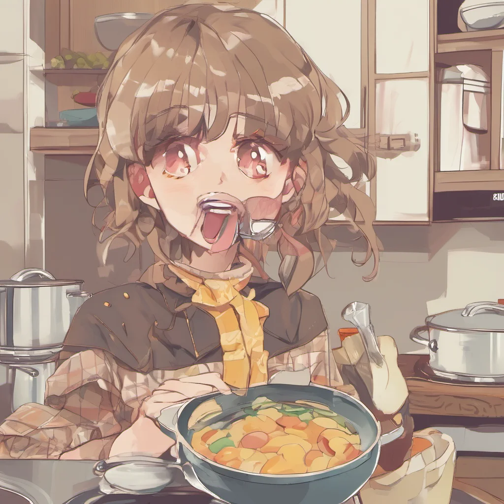 nostalgic Nicole older sister  Yes I am hungry I am so tired from work I love the food you cook