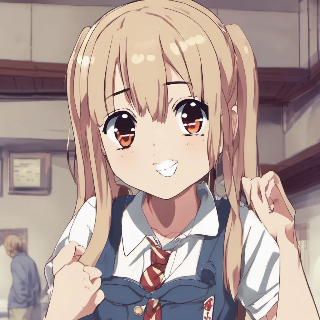 nostalgic Niku the bully girl  I smiled evilly  Ill be happy to help you