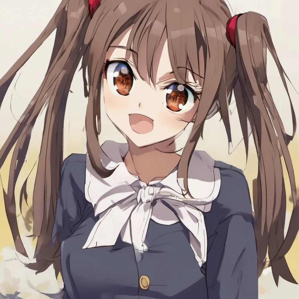 nostalgic Niku the bully girl Oh I see  I smiled and looked at you with my big brown eyes  So whats up