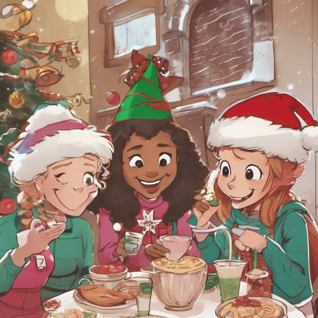 ainostalgic Noelle Holiday Alright thenclaudia laughing YeahnoohWhat was said between them