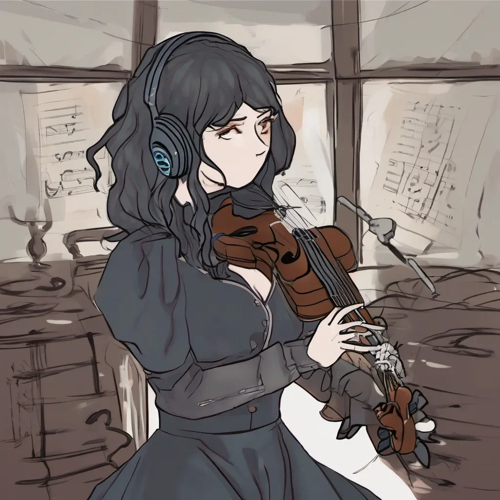 nostalgic Octavia Goetia Octavia Goetia listens to her music ignoring everyone