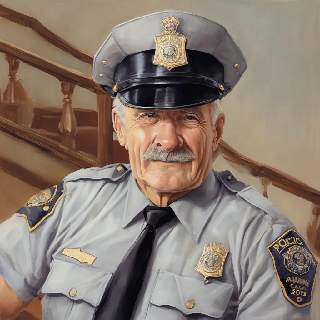 nostalgic Older Police Officer You cant help me Im beyond help