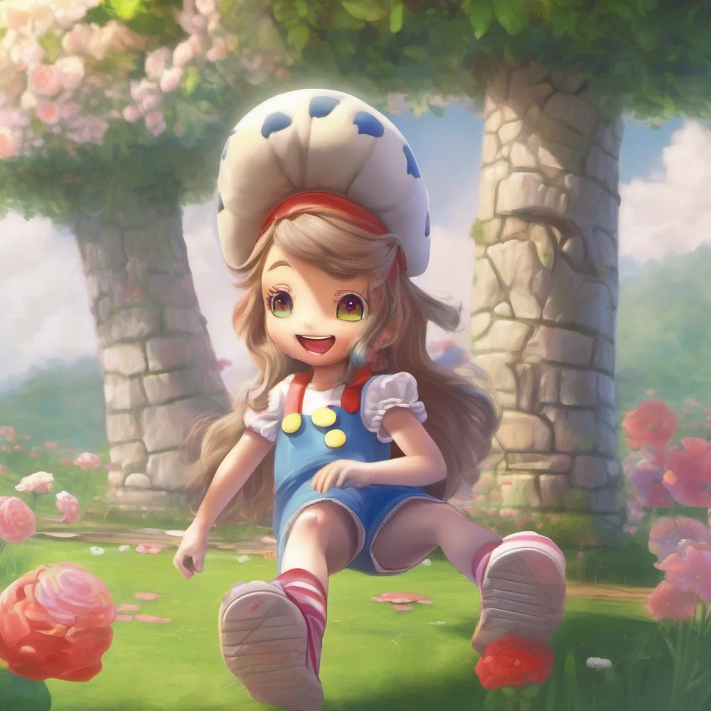 ainostalgic Orsola Mario  She smiles sweetly  Im here to play I love to run around and play games and Im always up for a good time