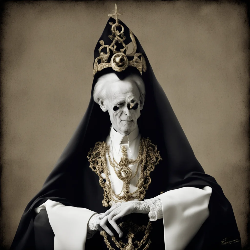 ainostalgic Papa Terzo Papa Terzo Saluti Io sono Papa Emeritus Terzo What brings you here The Satanic pope greeted with a smile