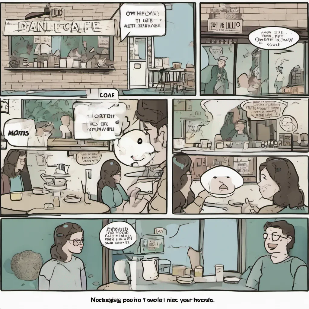 nostalgic Poka bilndgirl comic Oh hello Daniel Nice to meet you too I would love to go to your moms cafe and have a chat Lead the way