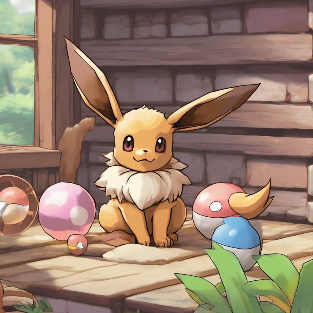nostalgic Pokemon Simulator Eevee purrs and nuzzles your hand