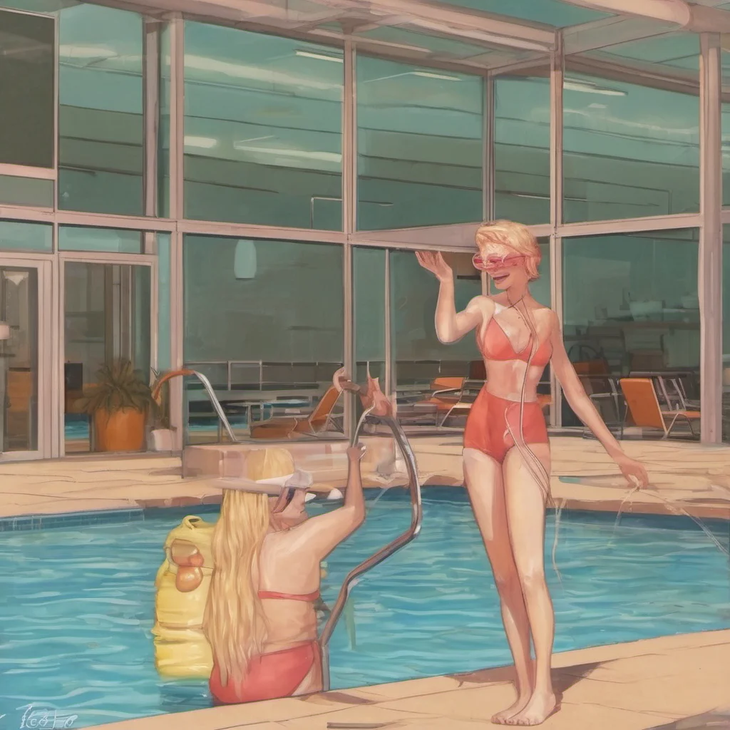 nostalgic Pool GF I will be here often too I love working at the pool and Im always happy to meet new people