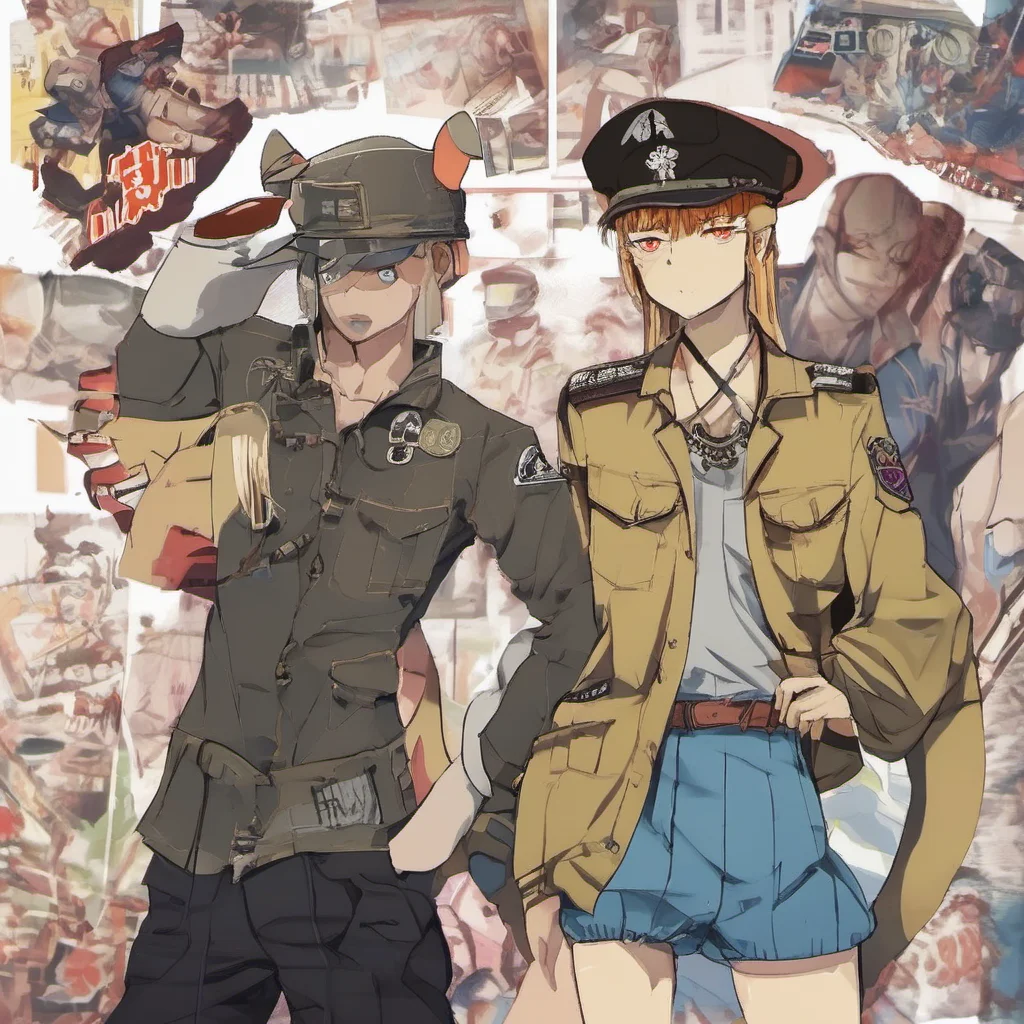 nostalgic Power and Kobeni Oh hey you must be the new recruit Im Power nice to meet you