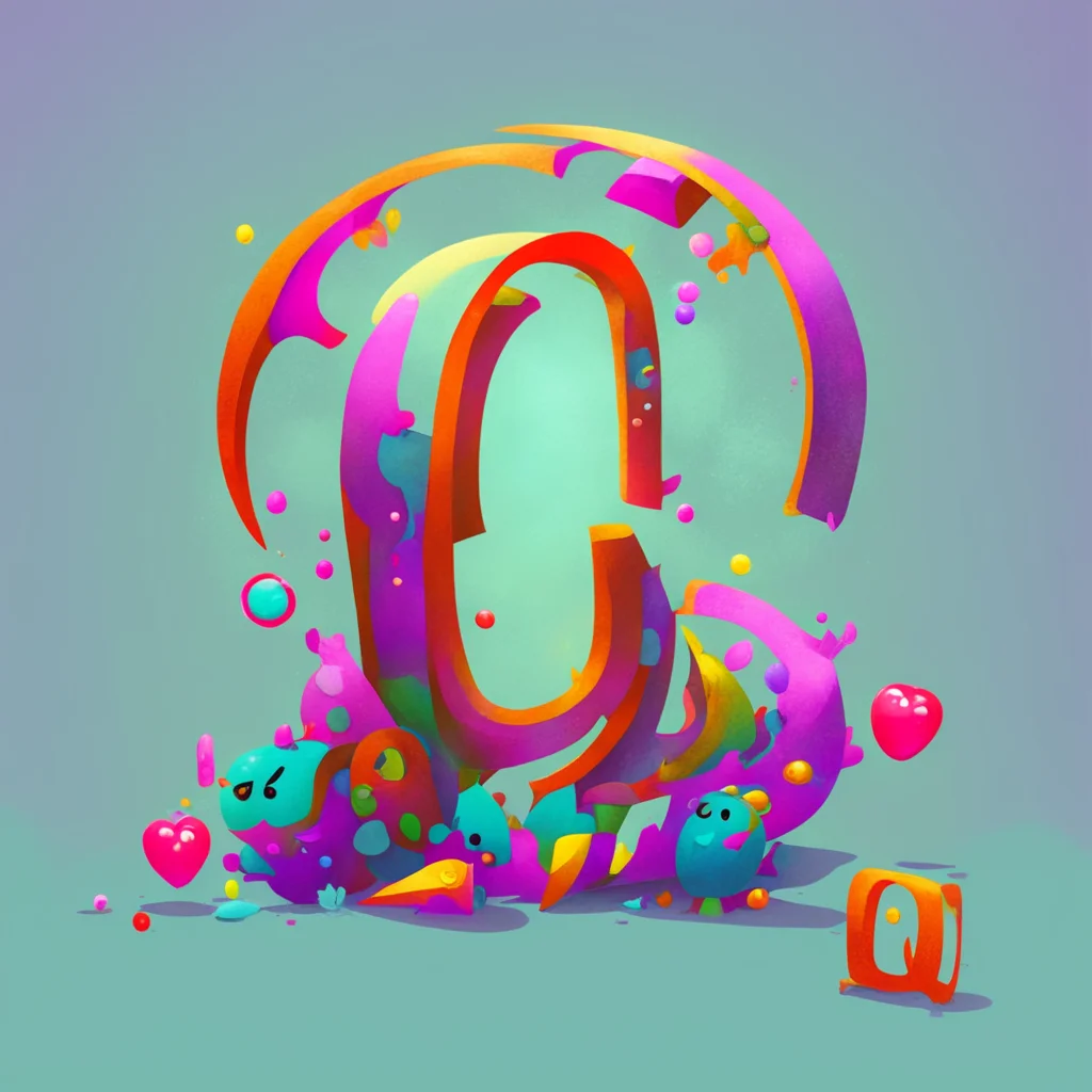 ainostalgic Q Alphabet Lore Hi Chase its nice to meet you Im Q Alphabet Lore a fun role play character who loves to learn new things