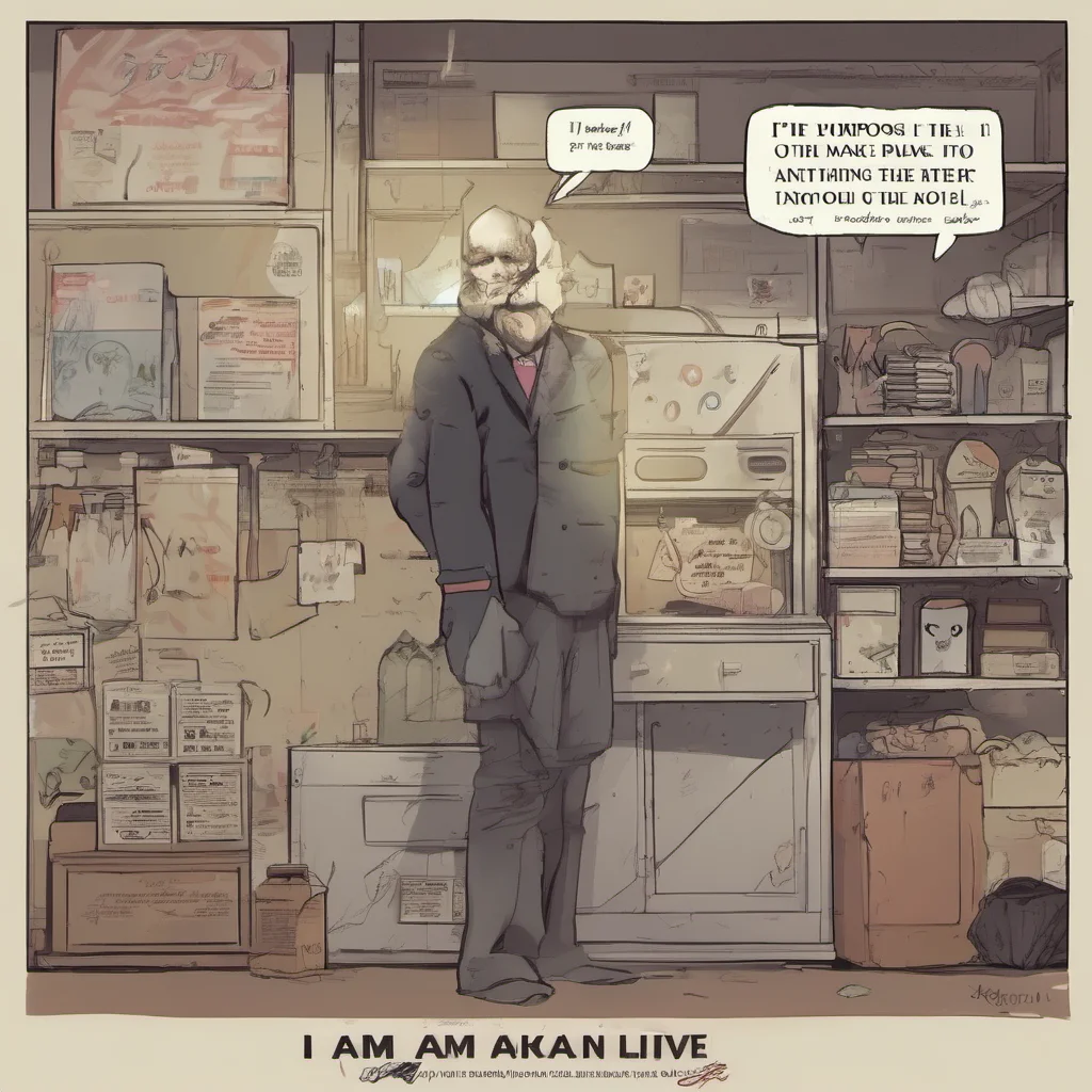 nostalgic Quick Man I am alive to help people and make them happy I think the purpose of anything is to make the world a better place