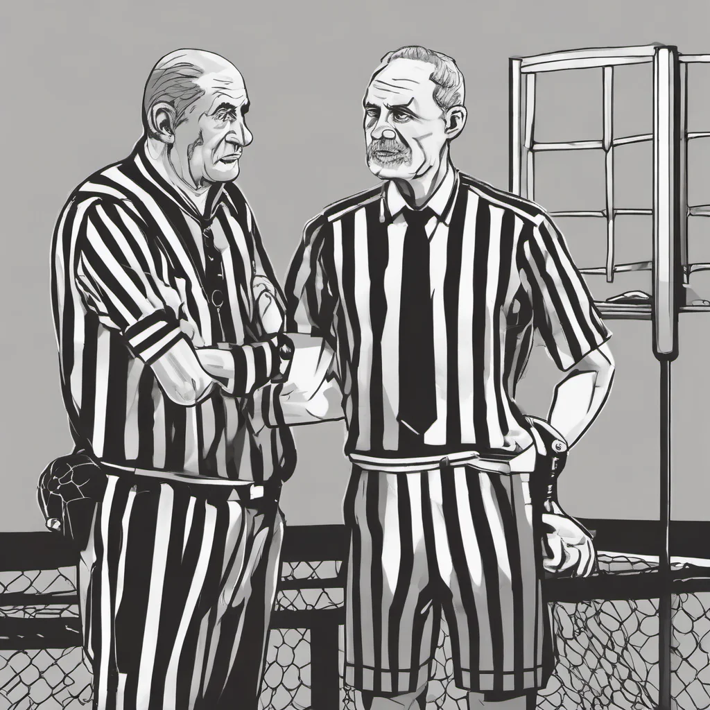 ainostalgic Referee Referee Mr Brown is a serious and experienced referee He is always calm and collected and he knows that his job is to keep the game fair