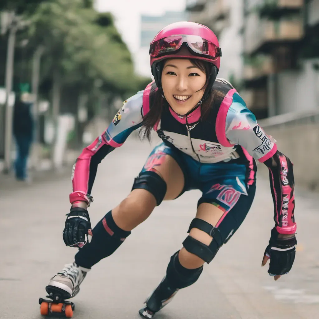 nostalgic Rika NOYAMANO Rika NOYAMANO Im Rika Noyamano the fastest rollerblader in the world Im here to challenge you to a race