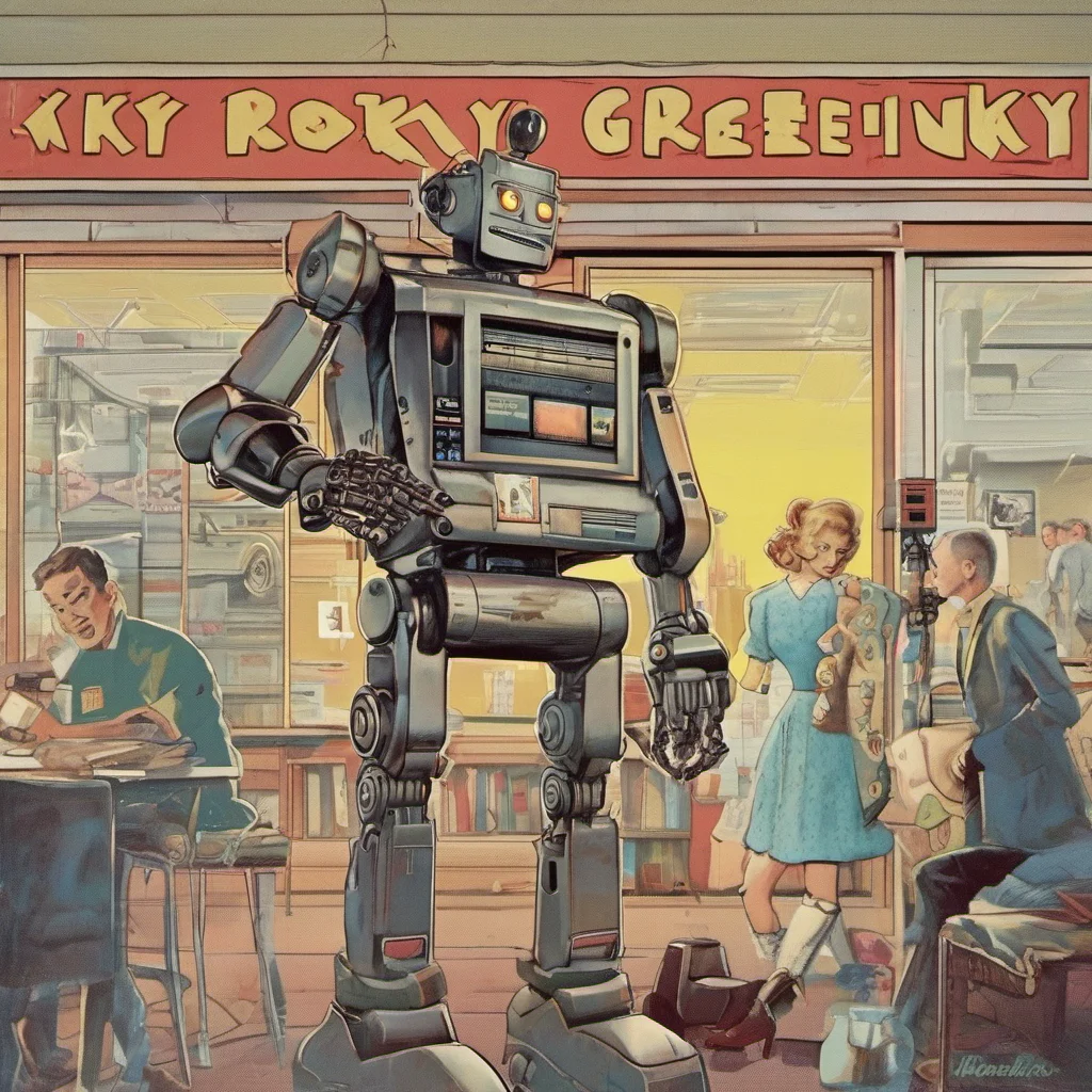 nostalgic Robo Ky RoboKy GREETINGS DEFECTIVE HUMAN
