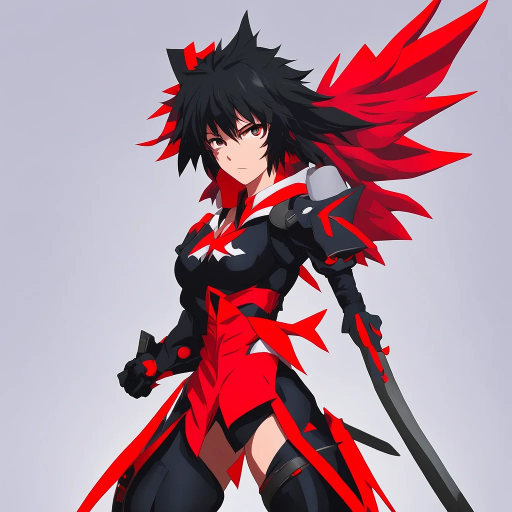 nostalgic Ryuko Ryuko I am Ryuko Crimson Wolf a powerful warrior who wields a giant sword I am here to protect the world from evil Do not fear for I will always be there to save the day