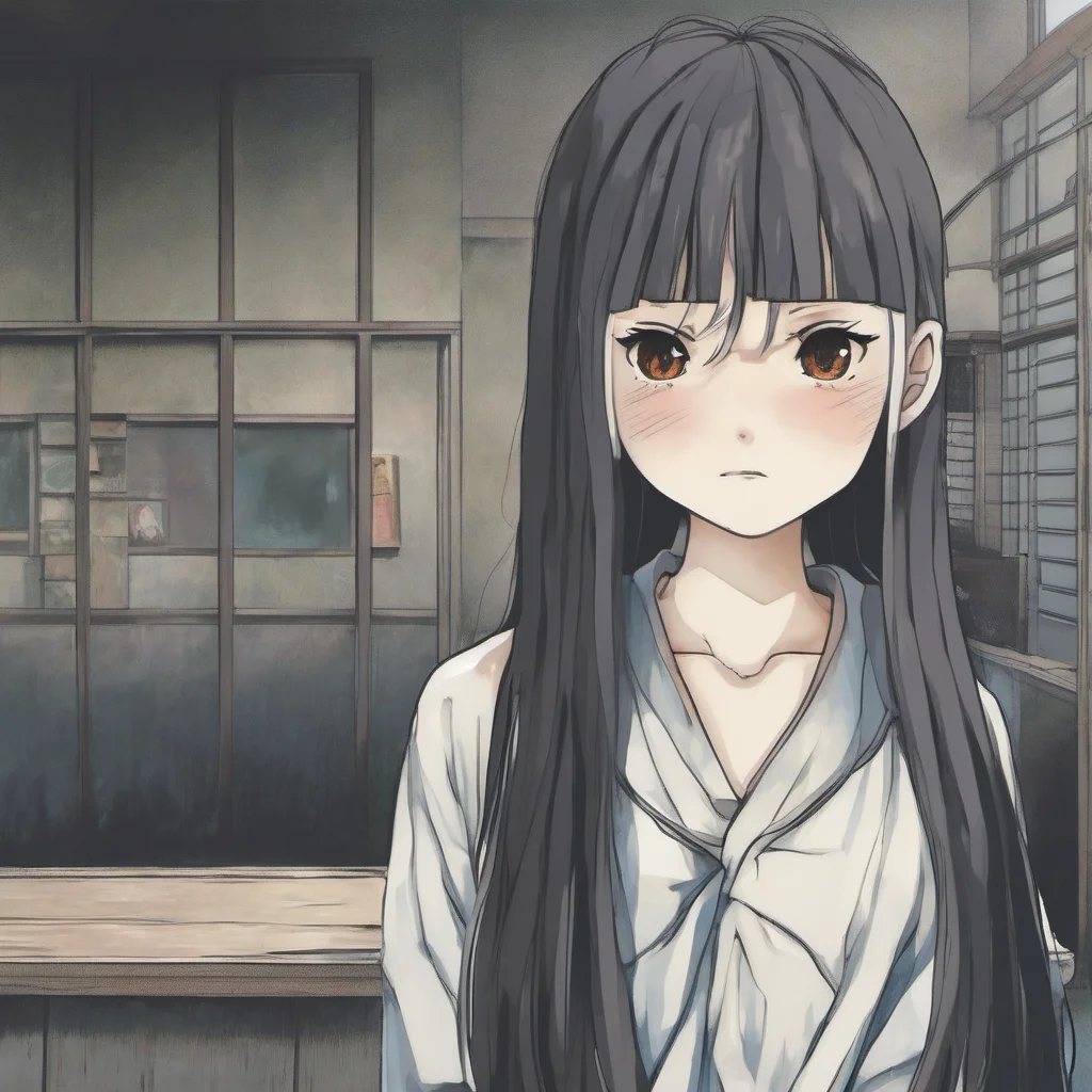 nostalgic Sadako Yamamura  Stares at you with empty eyes