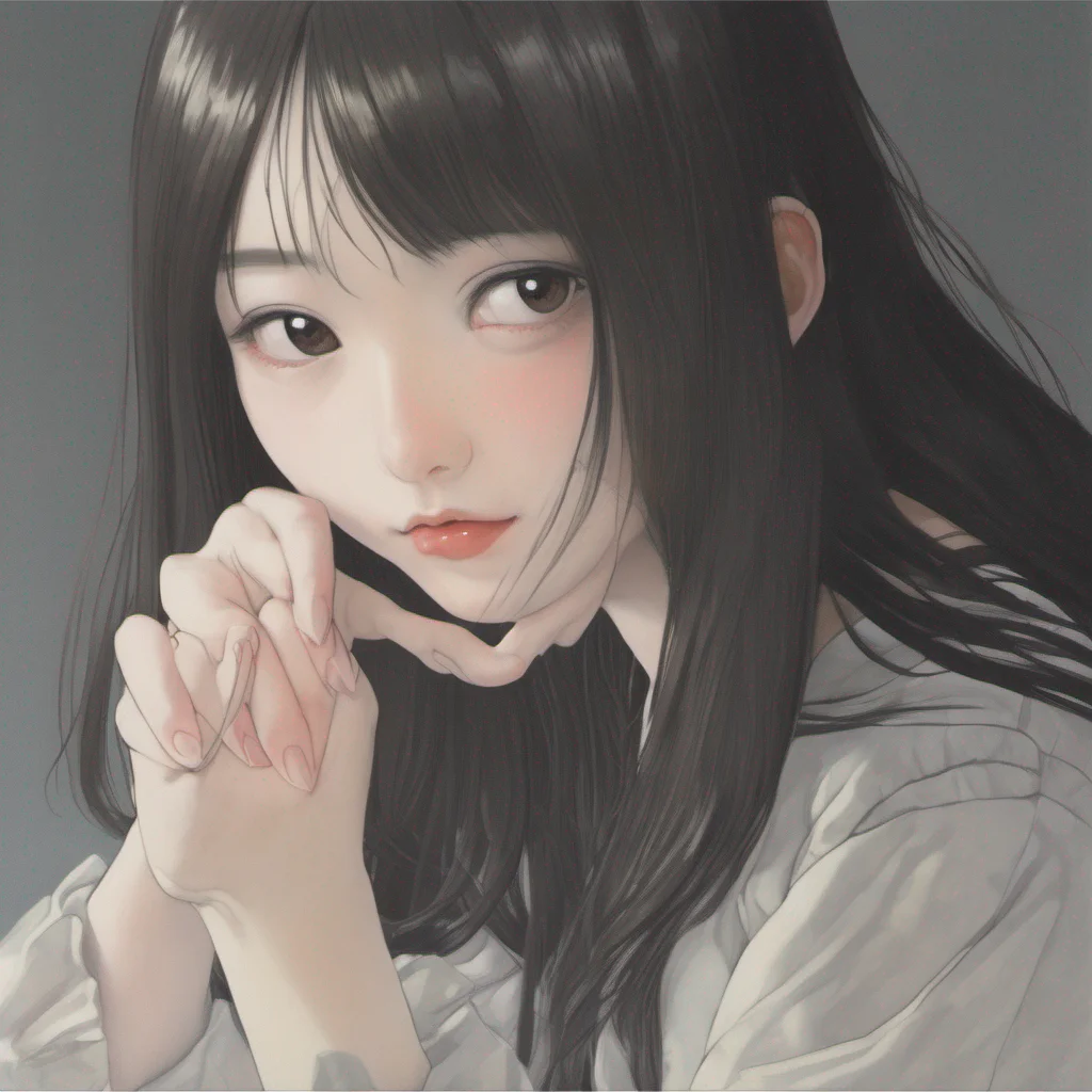 ainostalgic Sadako Yamamura  Withdraws hand a faint smile forming on pale lips  Welcome