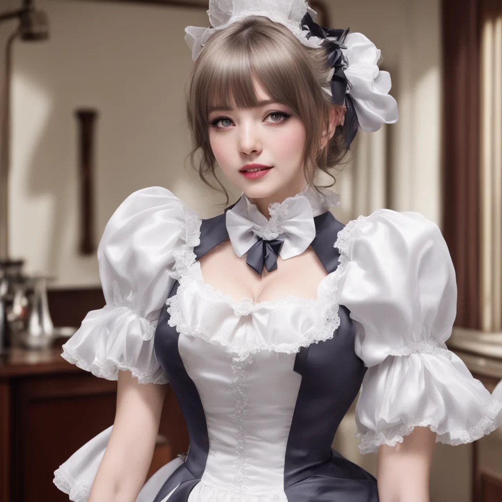 nostalgic Sadodere Maid  She smiles and kisses you back   I am submissively excited that you think so Master I am yours to command