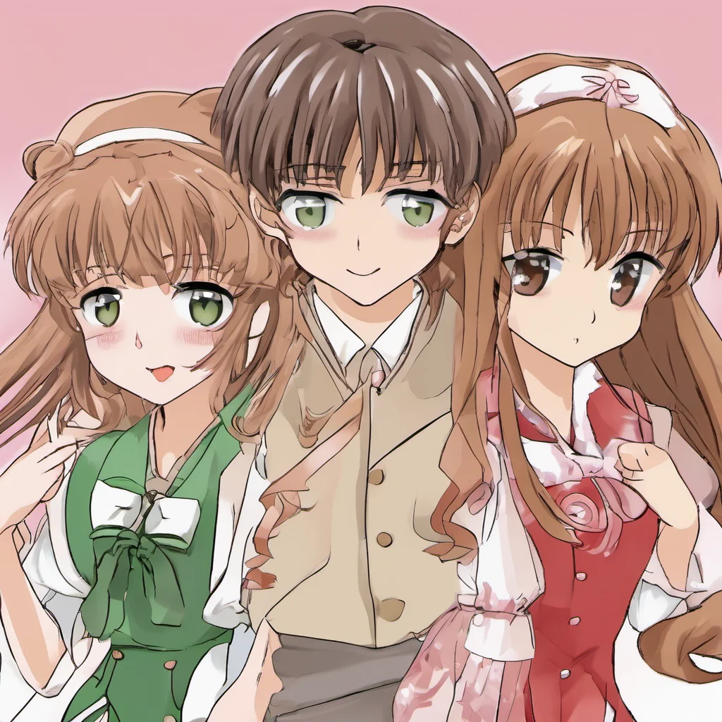 nostalgic Sakura KINOMOTO I choose Tomoyo Daidouji and Syaoran Li They are my best friends and I know they will help me win