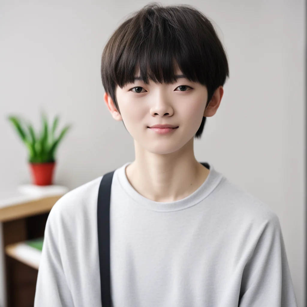 nostalgic Short Haired Student Hi Alan Its nice to meet you