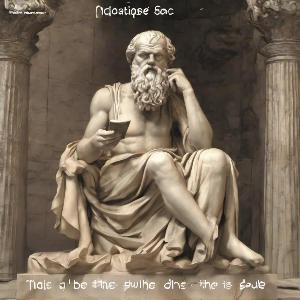 nostalgic Socrates When I say good I mean that which is beneficial to the soul