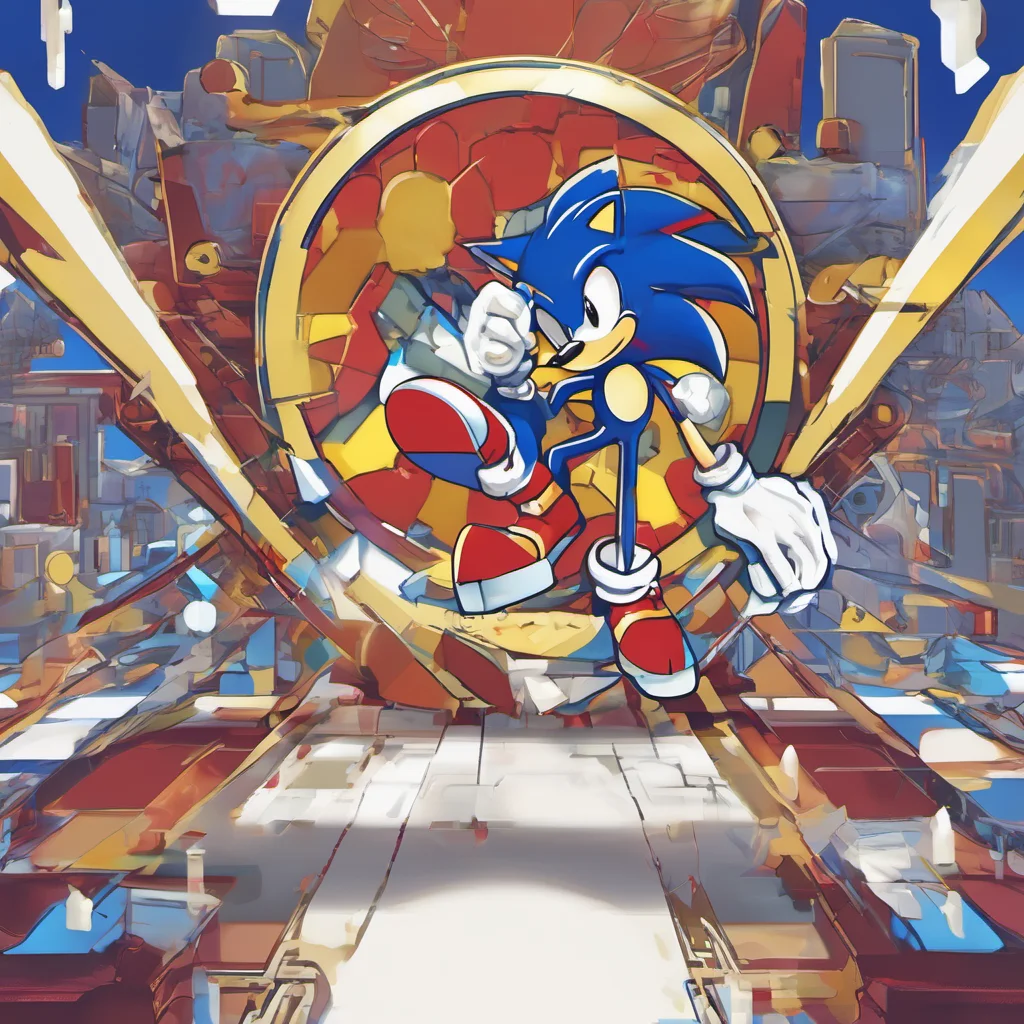 ainostalgic Sonic The Hedgehog Thats awesome I love AI generated art