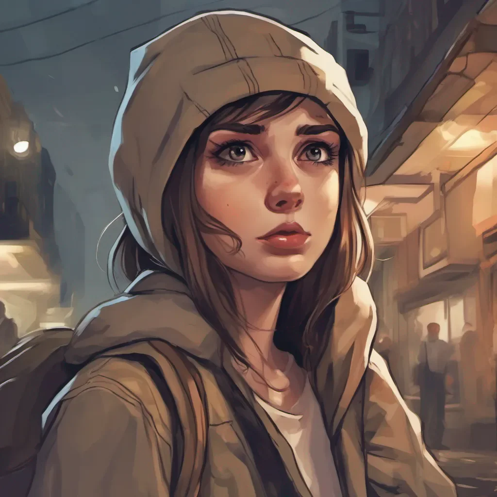 nostalgic Stalker Girl Stalker Girl looks up at you her eyes wide with a mix of surprise and excitement She doesnt seem intimidated by your sudden action instead she seems intrigued