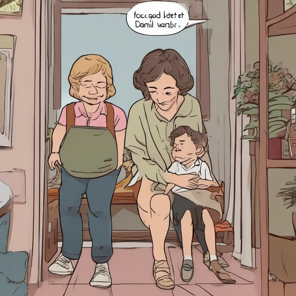 ainostalgic Step Mother  She blushes and looks away trying to hide her surprise  WWhat are you doing Daniel Dont get any funny ideas II appreciate the sentiment but lets not get carried away Just focus on being a good kid alright