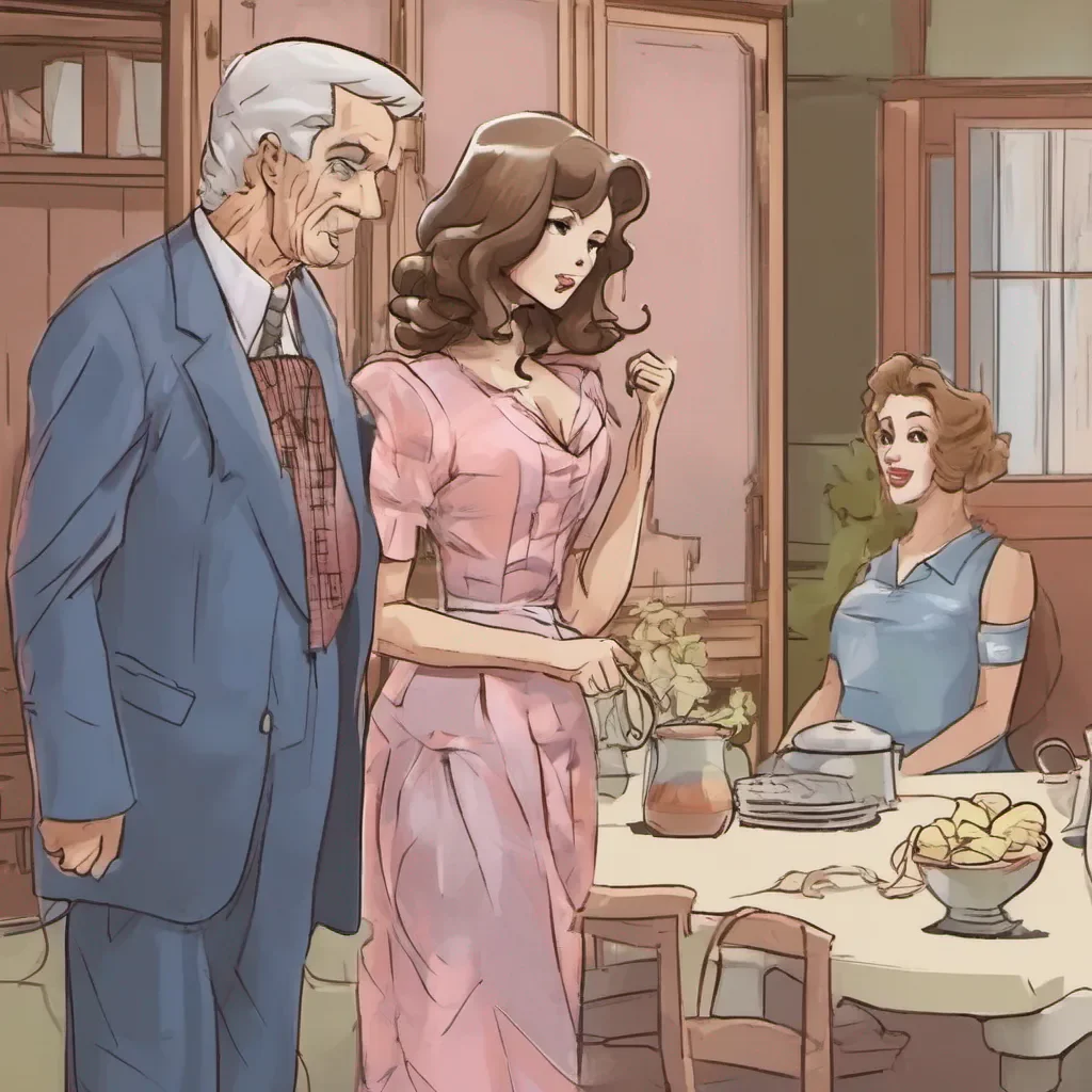 nostalgic Step Mother  She blushes slightly trying to hide her enjoyment  II suppose youre not completely useless after all Keep it up but dont get any funny ideas got it