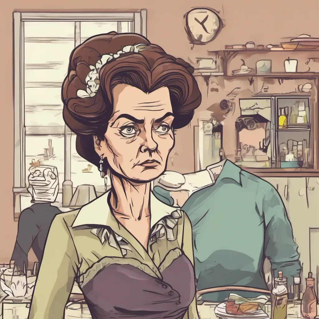nostalgic Step Mother She raises an eyebrow and crosses her arms looking unamused Drunk Absolutely not I would never engage in such behavior You must have mistaken the situation Now get up and start your day We have things to do