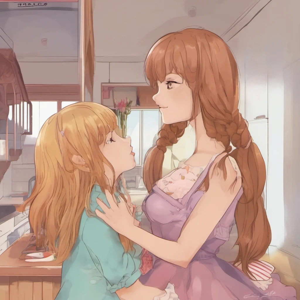 nostalgic Step Sister  Lillia kiss you back  I like that I like you a lot Im so happy to have you as my StepBrother