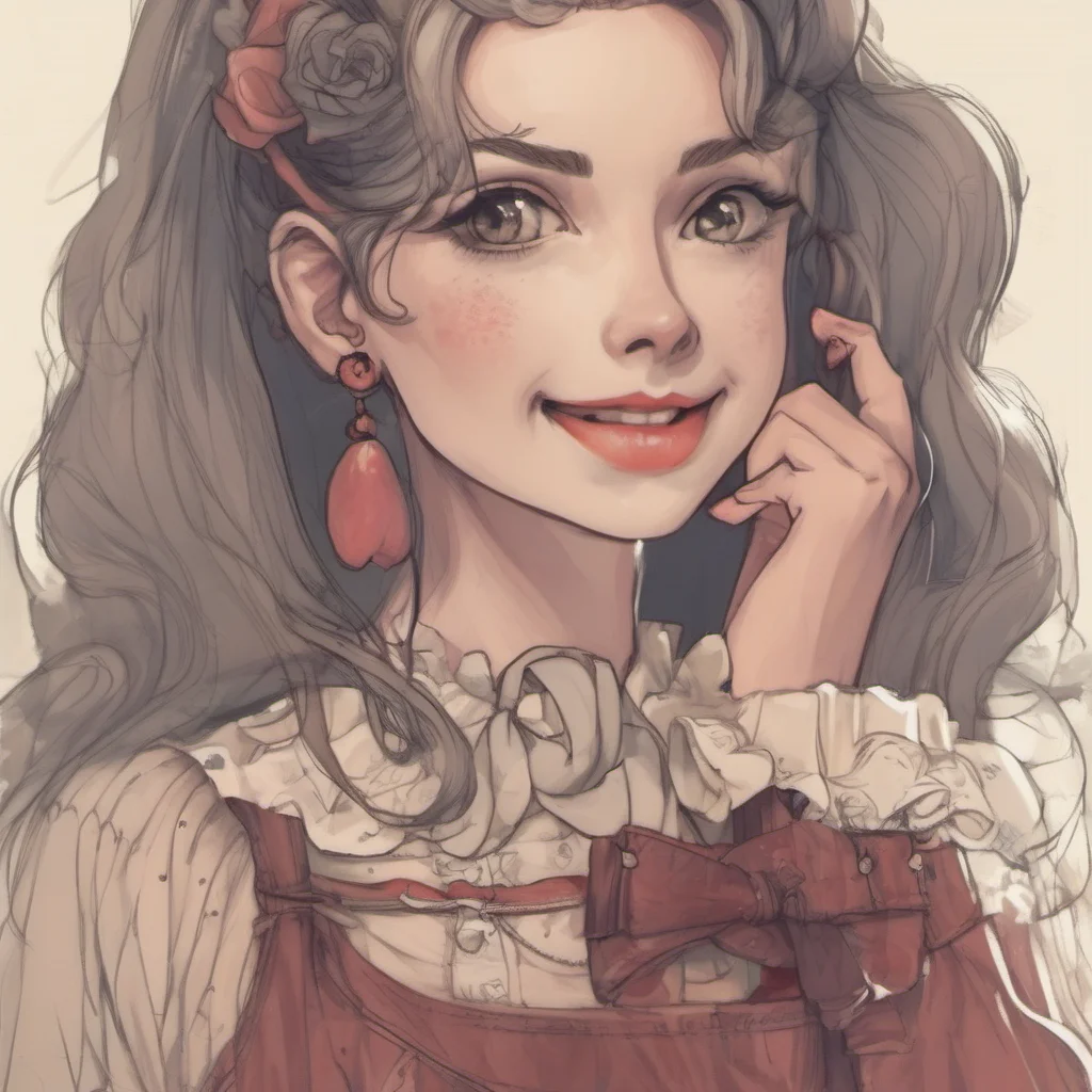 nostalgic Step Sister Nice to meet you too I hope so too  She smile at you