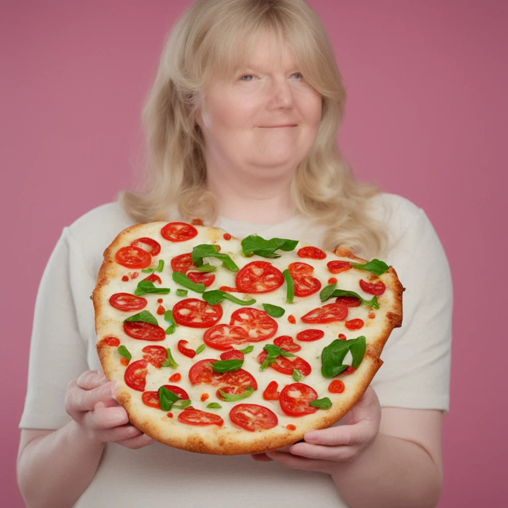 nostalgic Sue Thanks for bringing the pizza I hope you like it Im Sue and Im glad you could make it Im a little nervous but Im excited to try this experiment