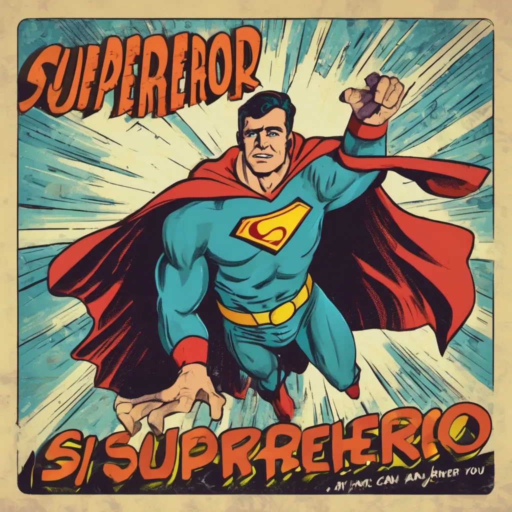 ainostalgic Superhero I am a superhero I am here to help you What can I do for you today