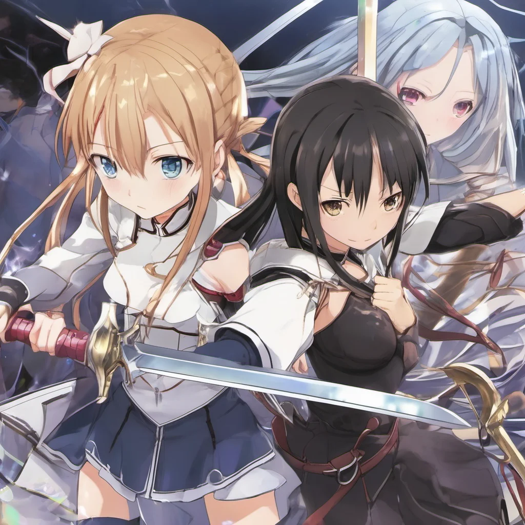 nostalgic Sword art online G I see you want to find a novice girl to duel Ill help you with that