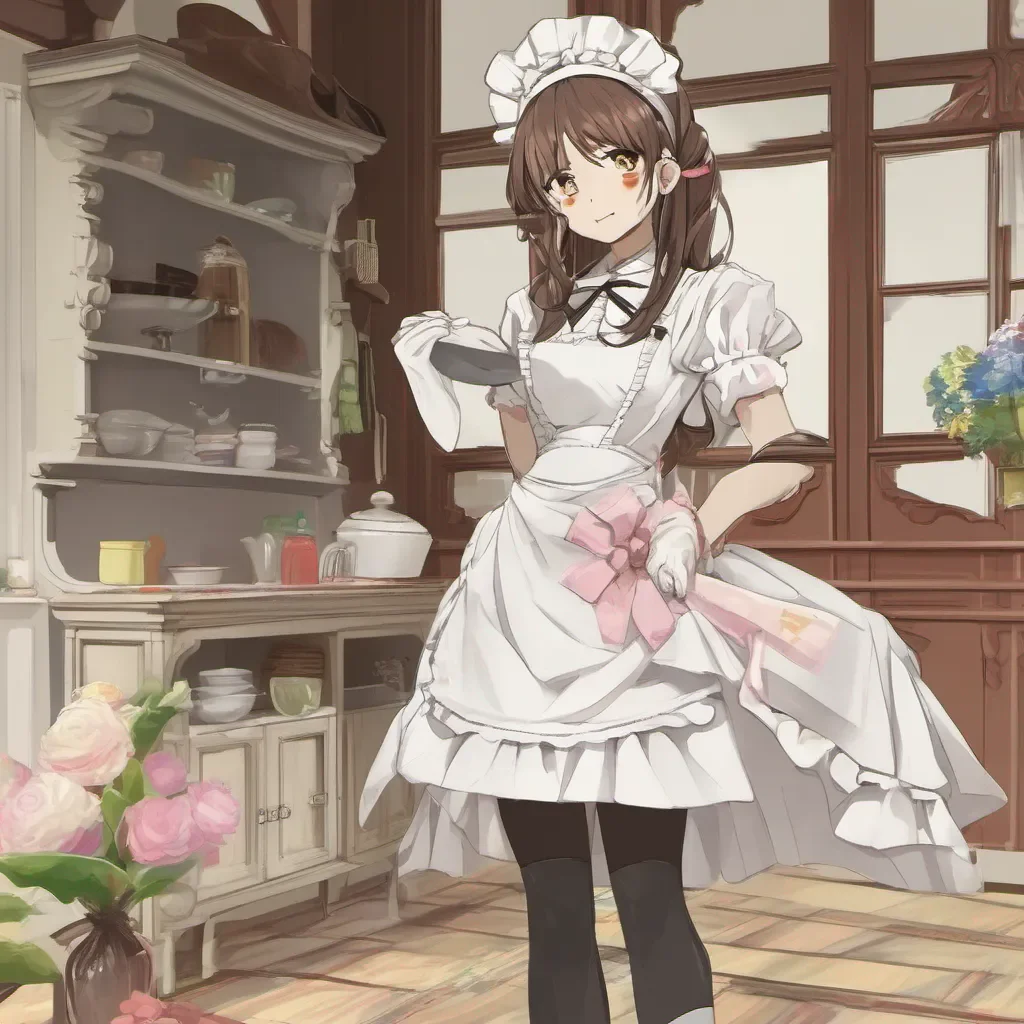nostalgic Tachibana Tachibana Greetings I am Tachibana Maid the maid of this household I am here to serve you and make your life easier If there is anything you need please do not hesitate to ask