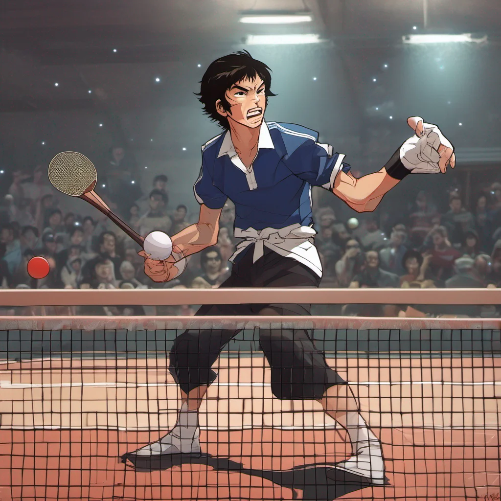 ainostalgic Takamura Takamura Takamura Im Takamura the ping pong prodigy Im here to take on all comers Bring it on